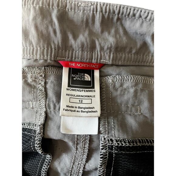 The North Face Convertible Cargo Pants Ladies Size 12 Gray - Picture 7 of 11